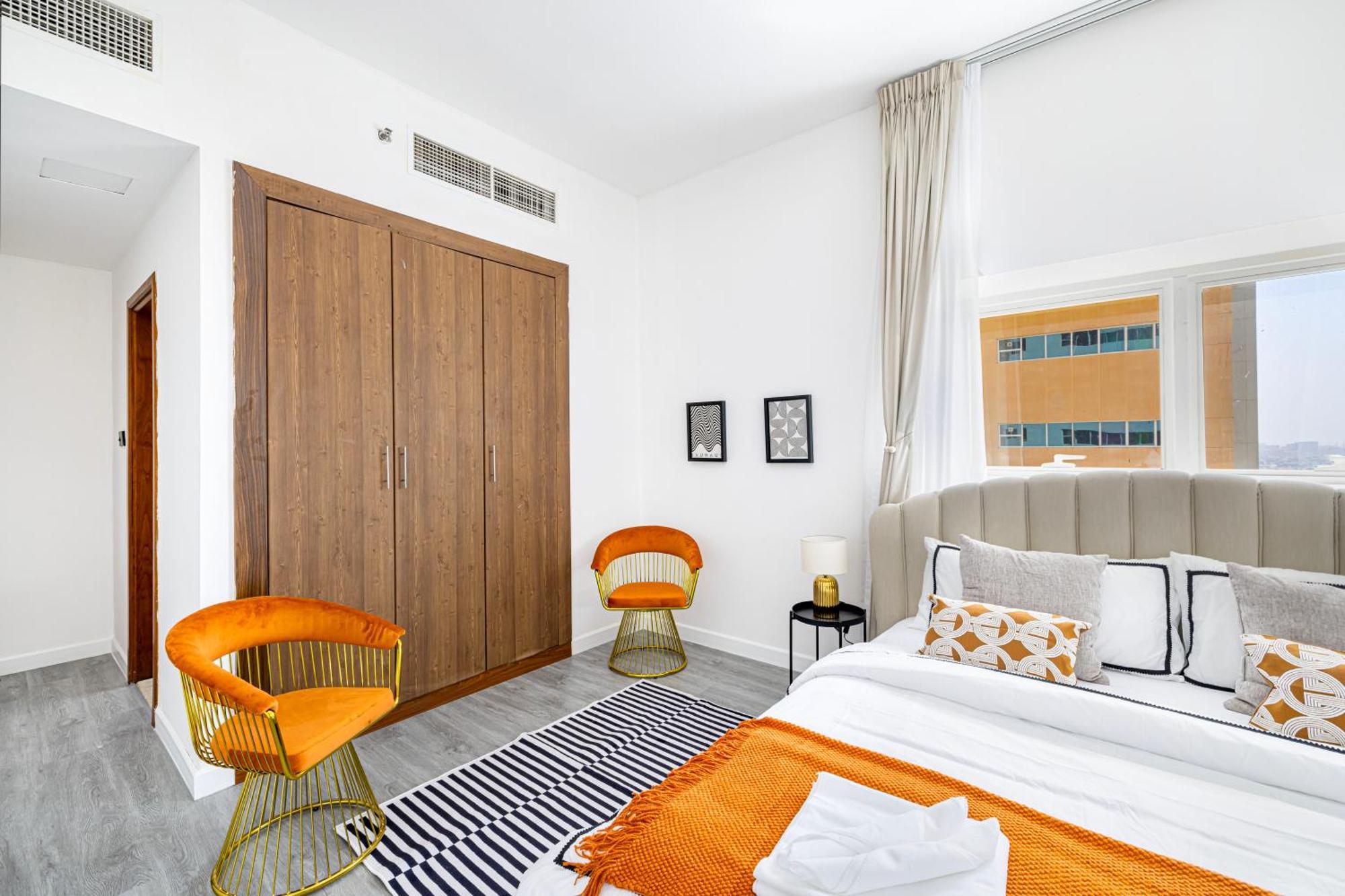 Sleek Nordic Style Seaview * Ajman