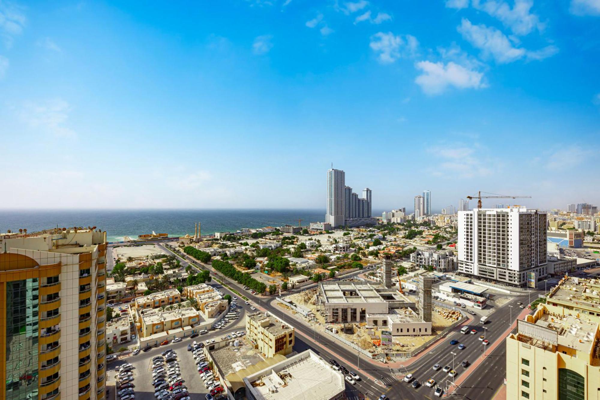 Apartment Sleek Nordic Style Seaview Ajman